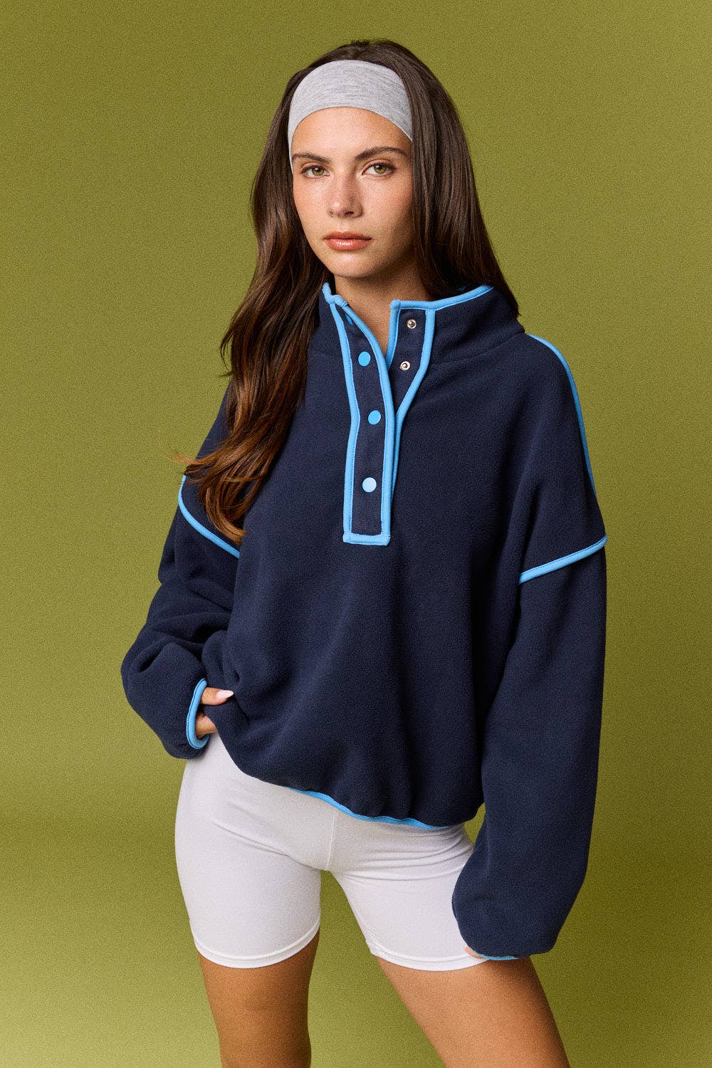 Brooke Varsity Fleece Pullover
