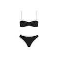Wandering in Paris Bikini Set (Black)