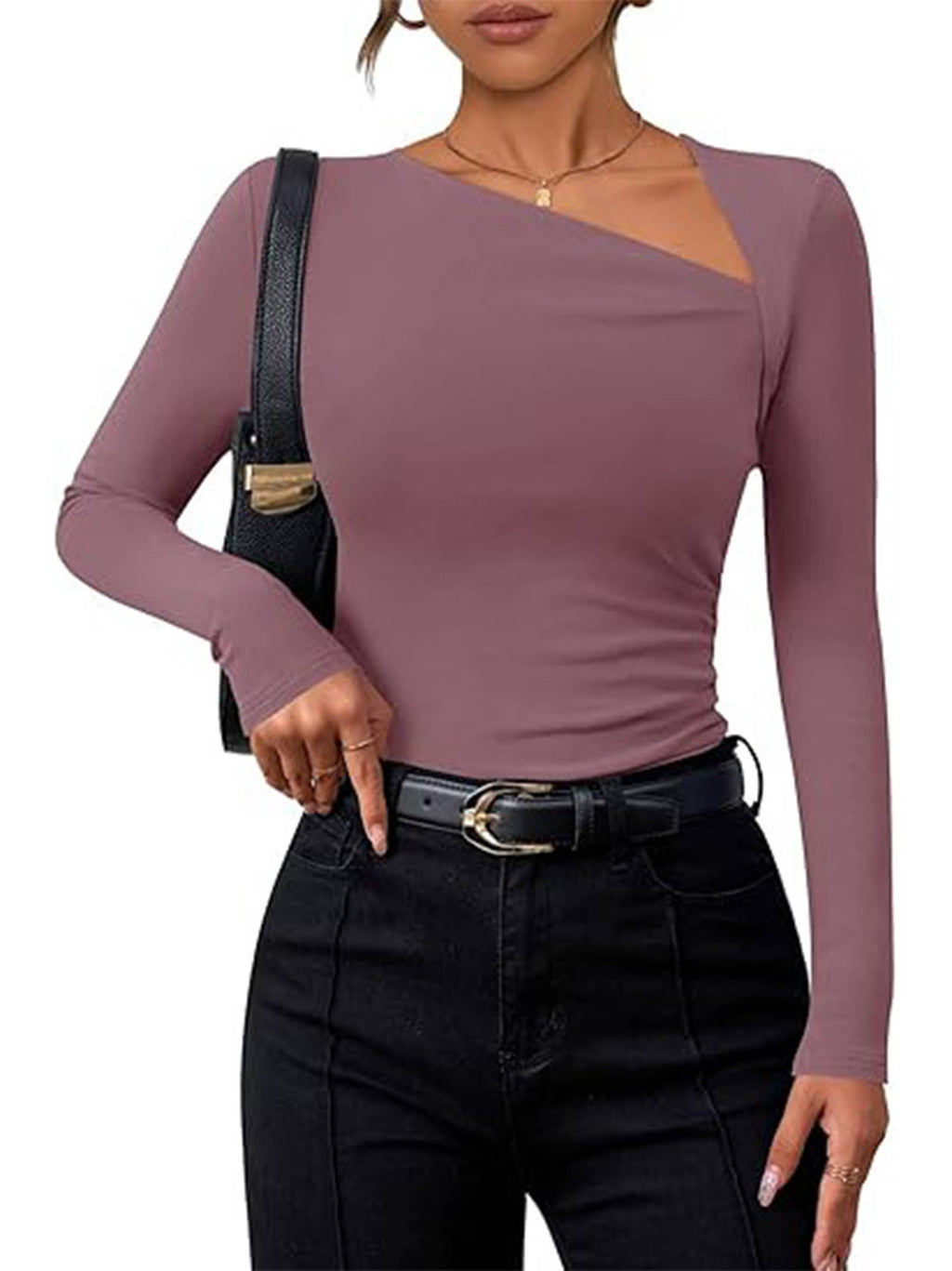 Riley Slanted Neck Top