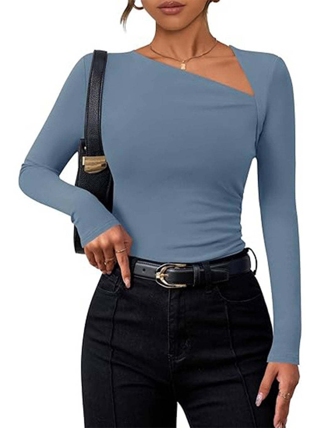 Riley Slanted Neck Top