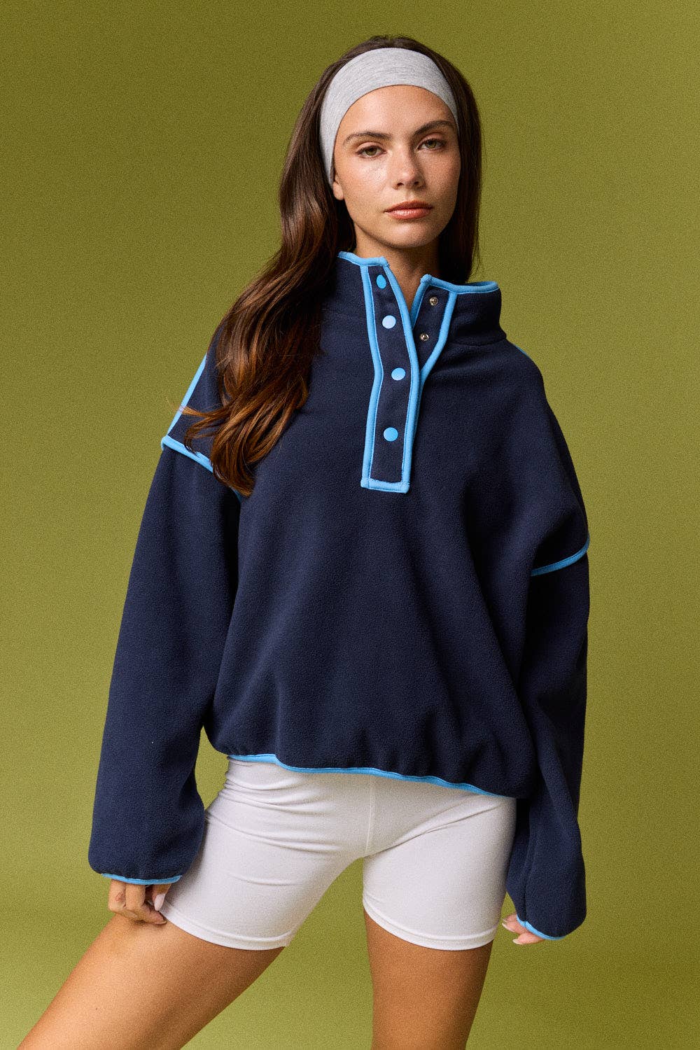 Brooke Varsity Fleece Pullover