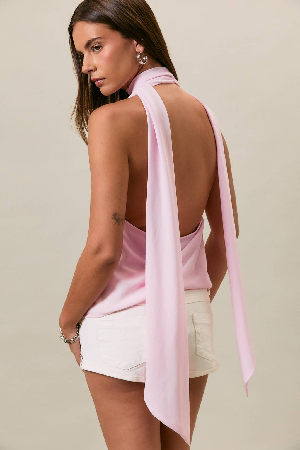 Jayme Scarf Halter Top