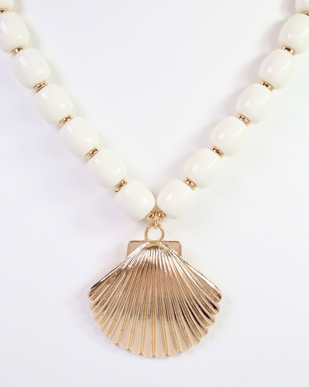 Shelly Beaded Necklace