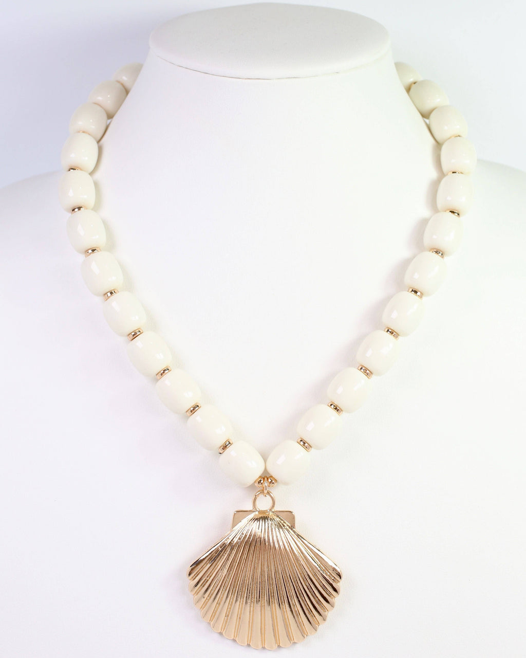 Shelly Beaded Necklace