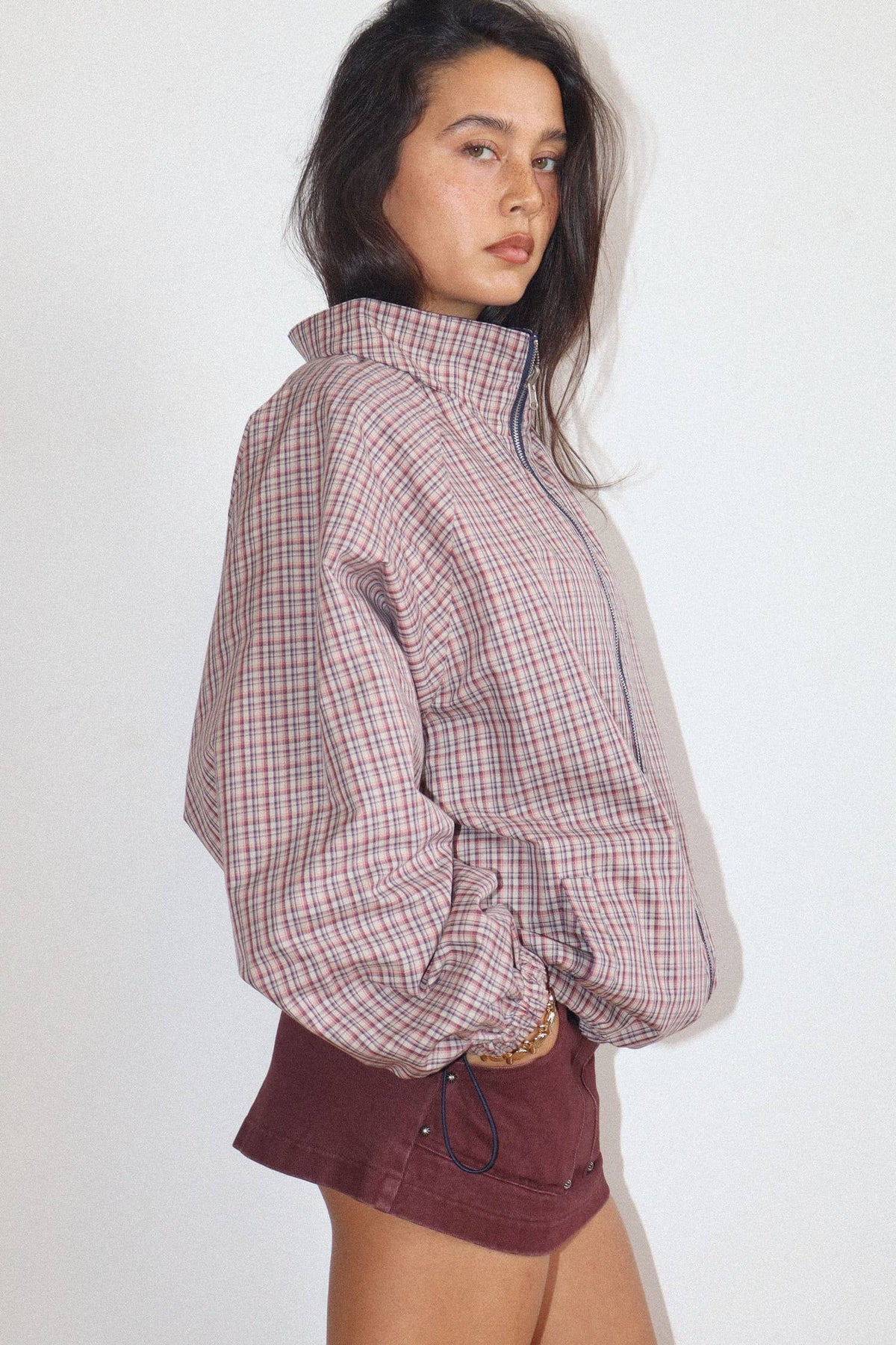 Retro Reversible Windbreaker Jacket