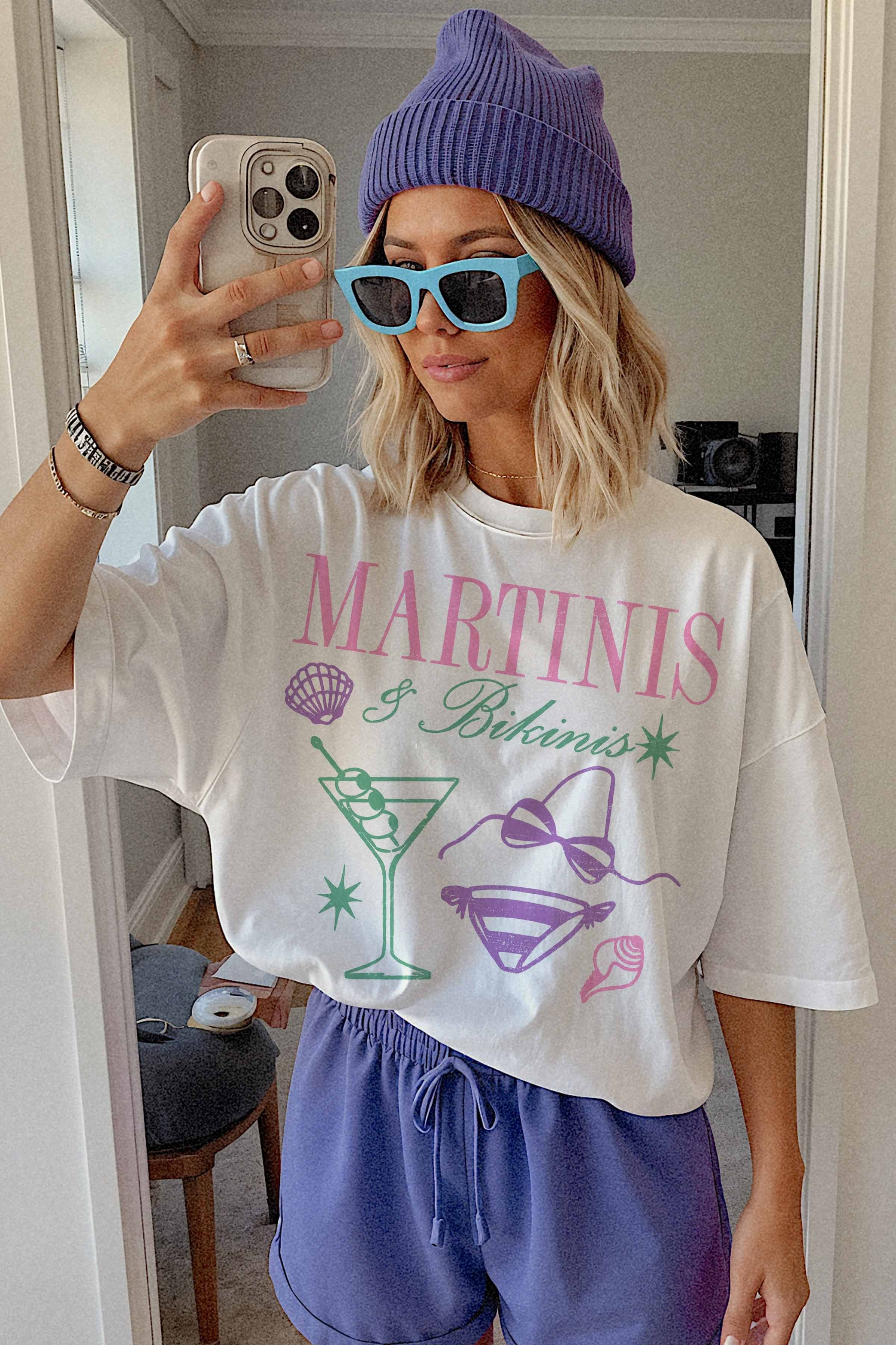 Martinis + Bikinis Graphic Tee