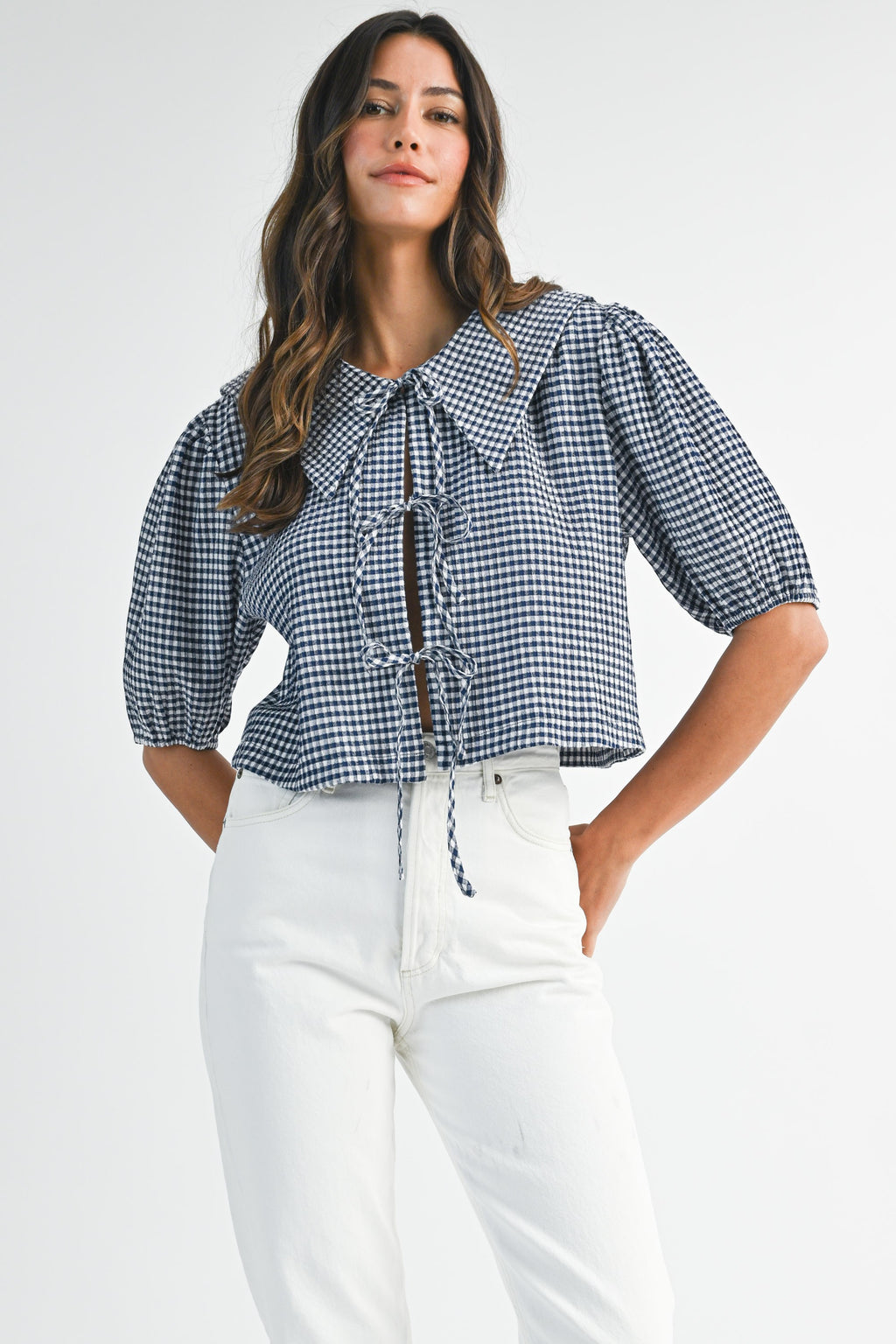 Nantucket Gingham Top