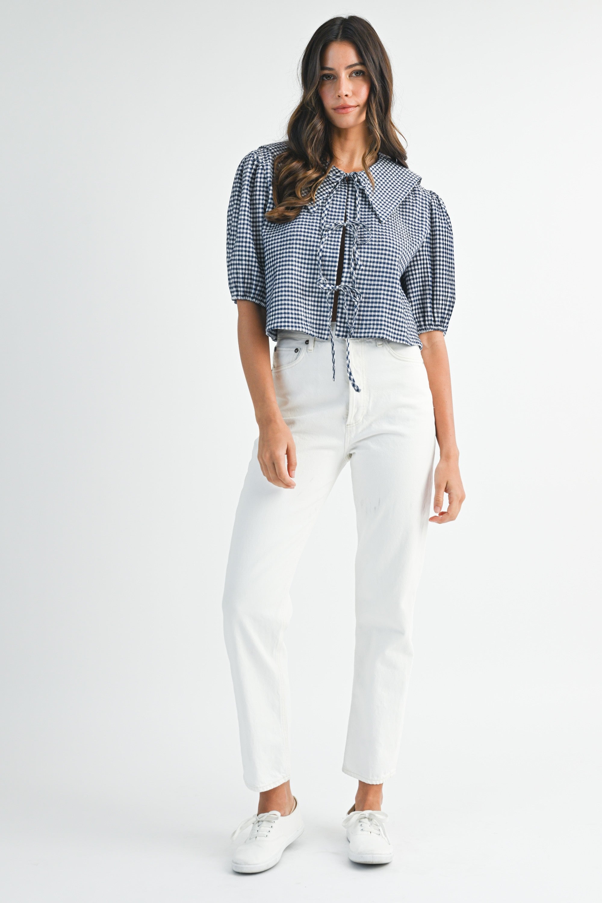 Nantucket Gingham Top