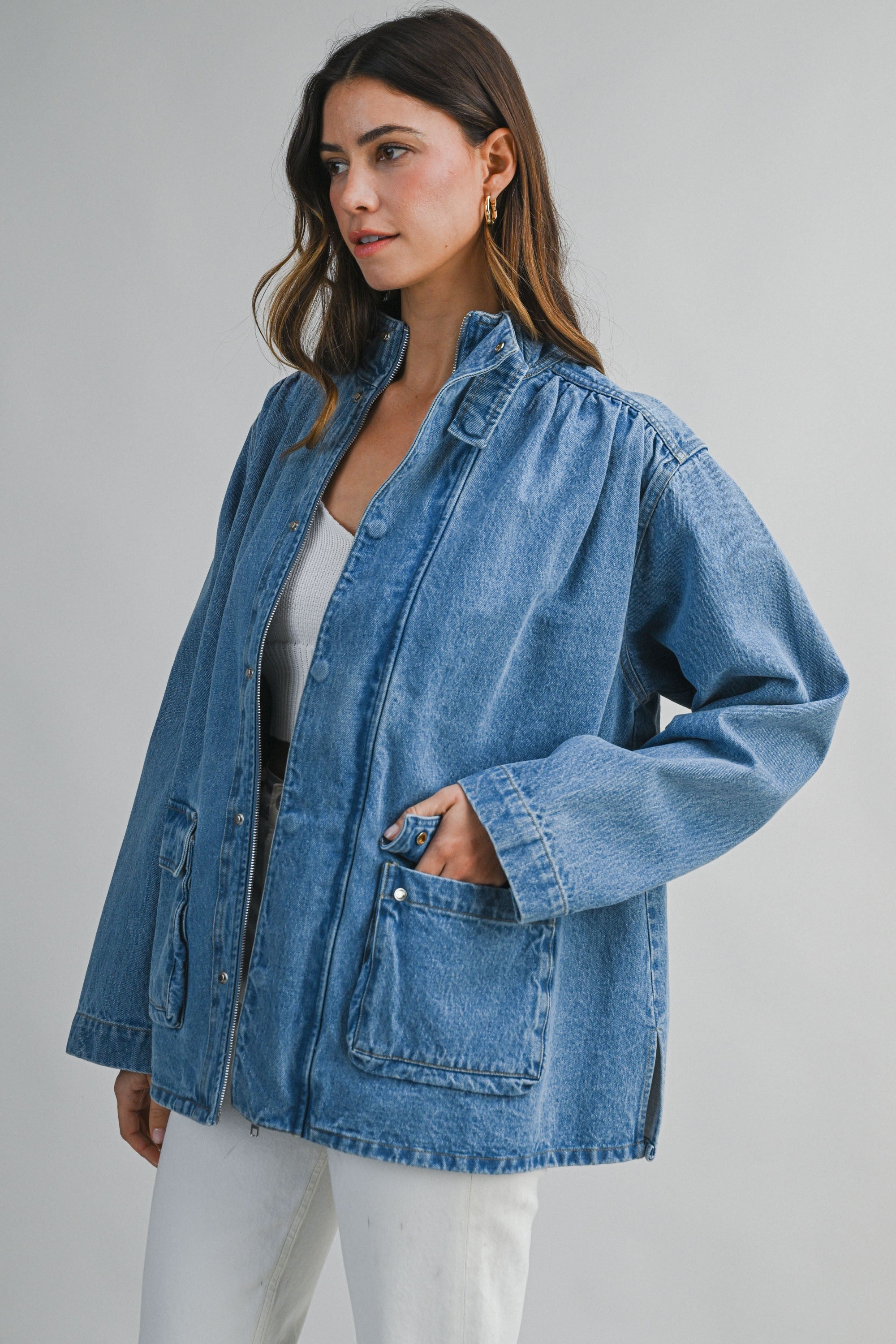 Atlantic Denim Shirt Jacket