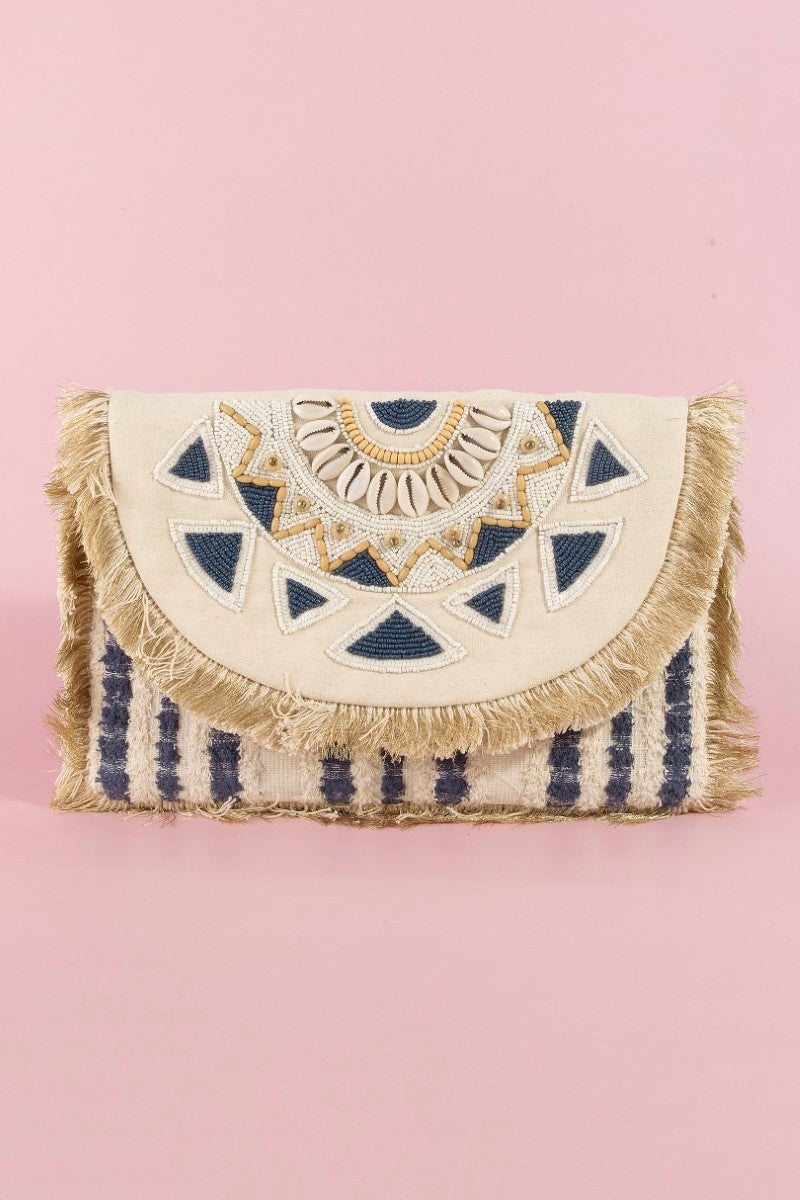 Boho Fringe Clutch