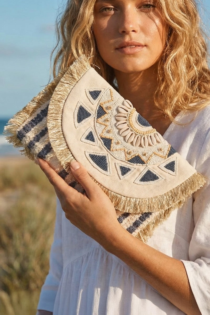 Boho Fringe Clutch
