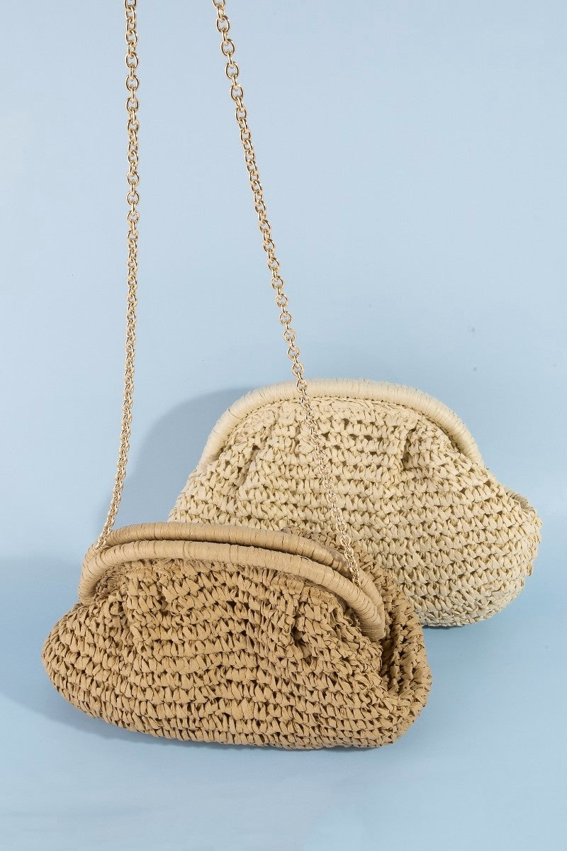 Coastal Luxe Woven Bag