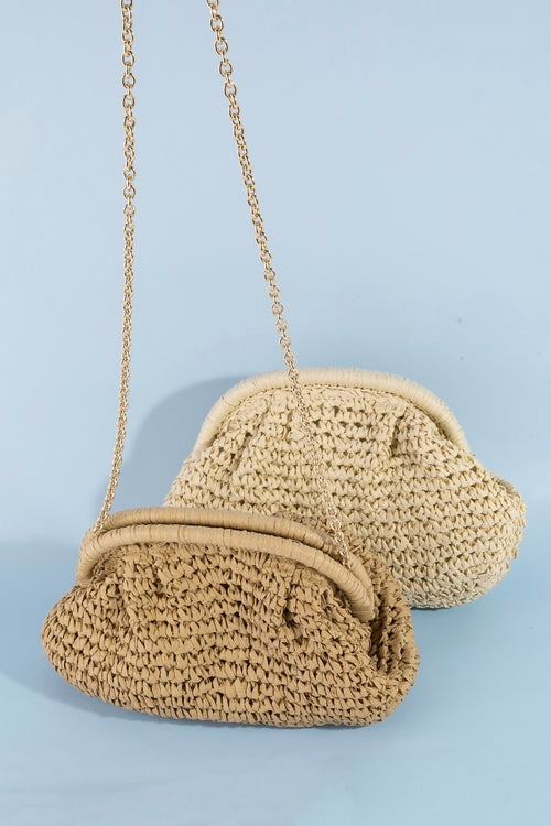 Coastal Luxe Woven Bag