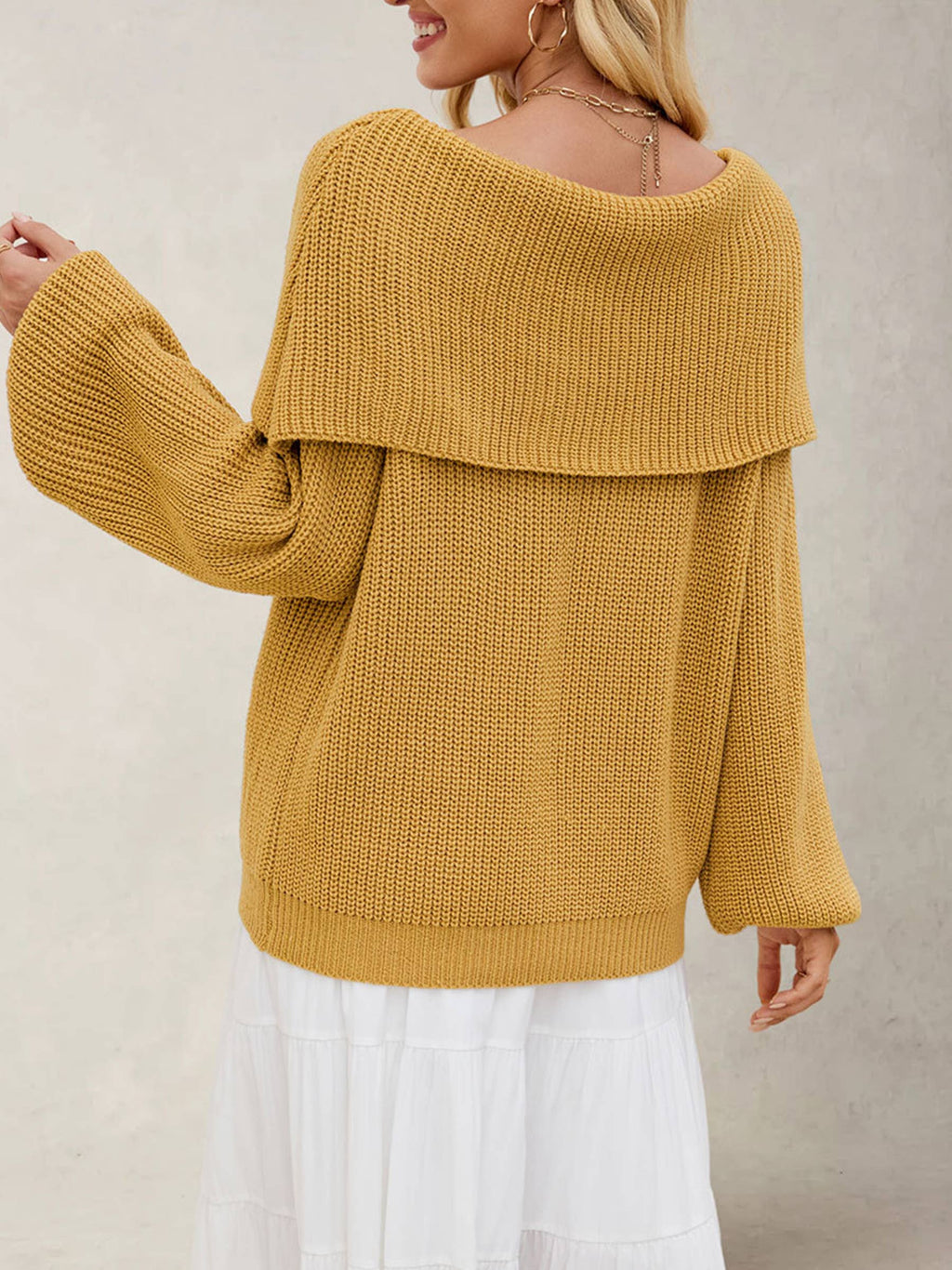 Hailey Off The Shoulder Pullover Sweater