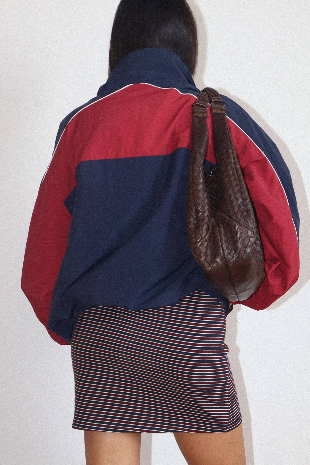 Retro Reversible Windbreaker Jacket