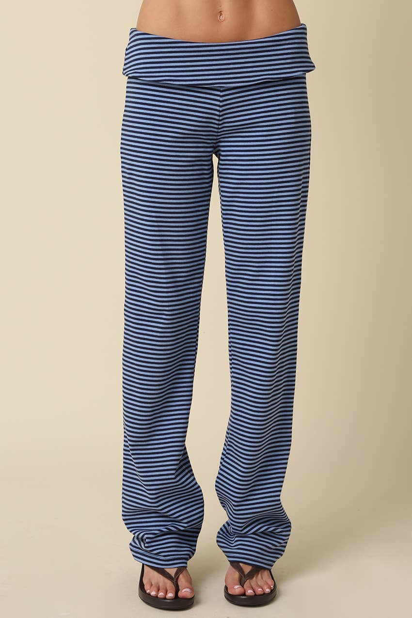 Clover Stripe Knit Pants Set