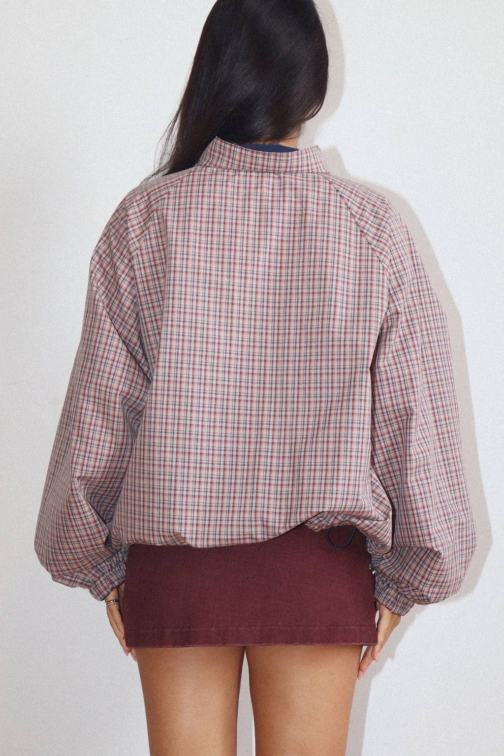 Retro Reversible Windbreaker Jacket