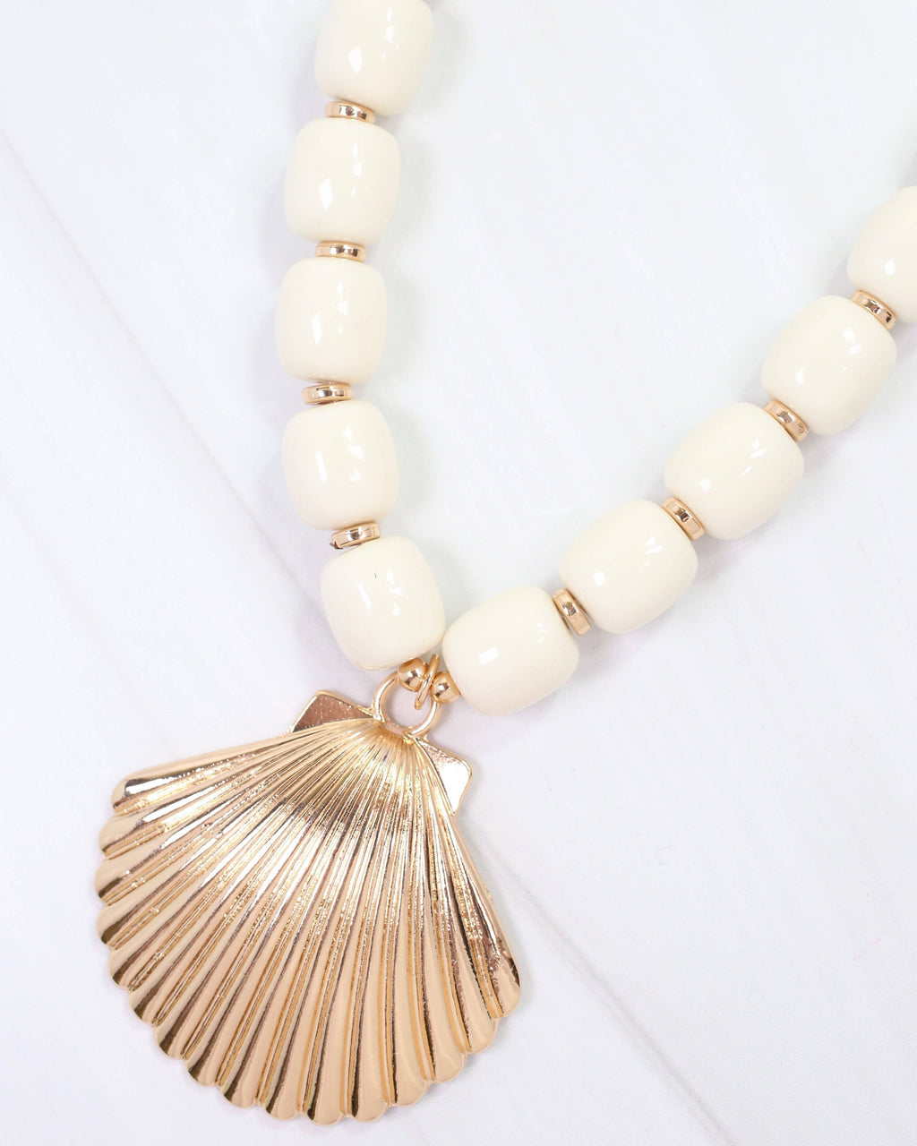 Shelly Beaded Necklace