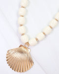 Shelly Beaded Necklace