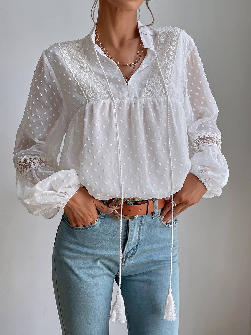 Chandler Tassle Blouse