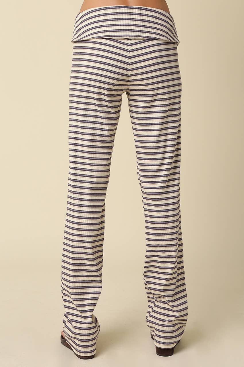 Clover Stripe Knit Pants Set
