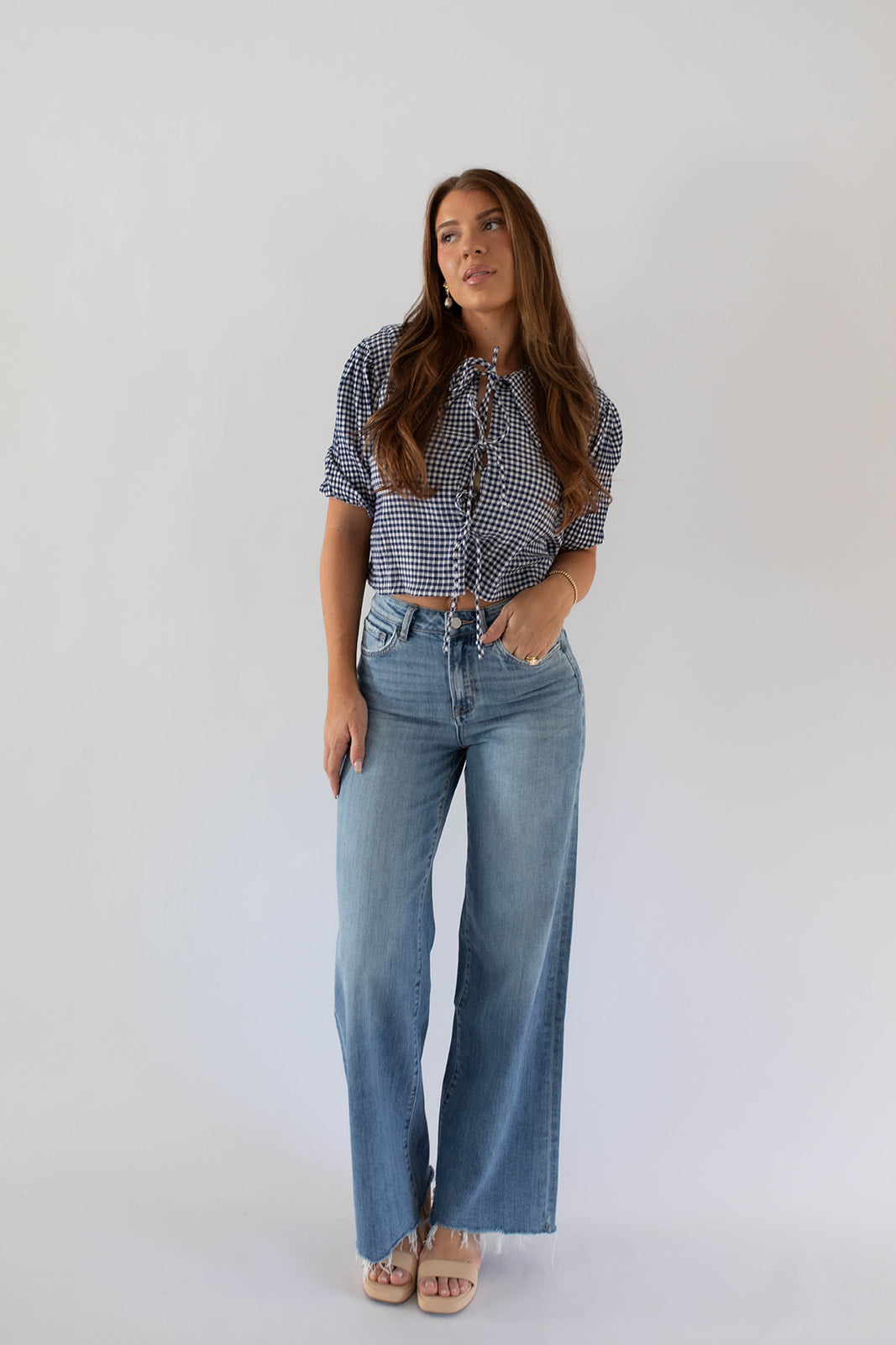 Nantucket Gingham Top
