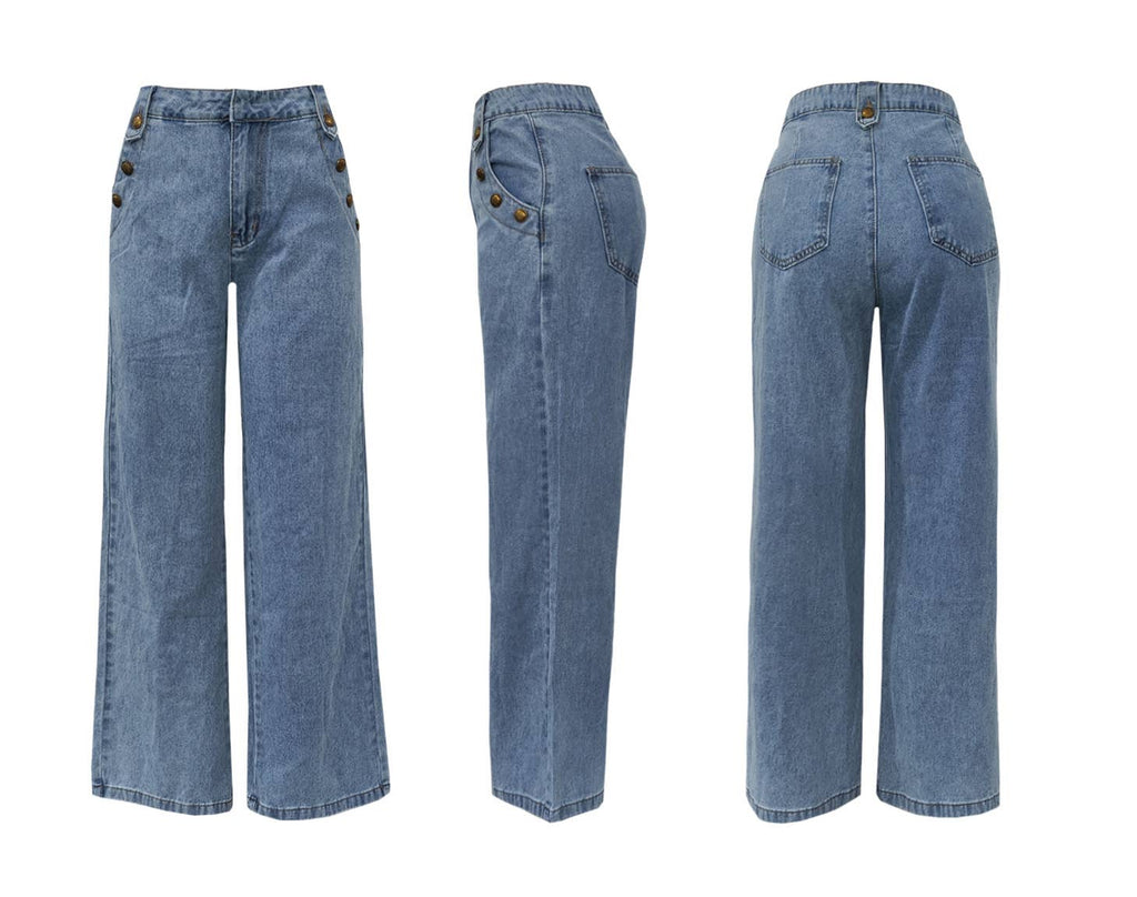 Palmer Denim Pants Set