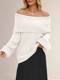 Hailey Off The Shoulder Pullover Sweater