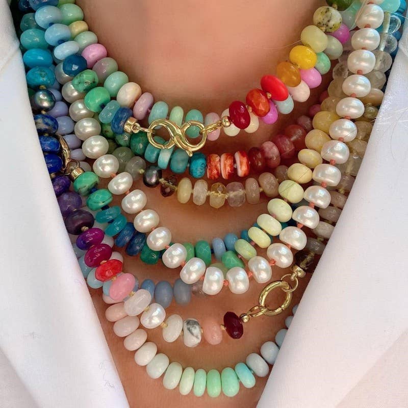 Kaleidoscope Beaded Necklace