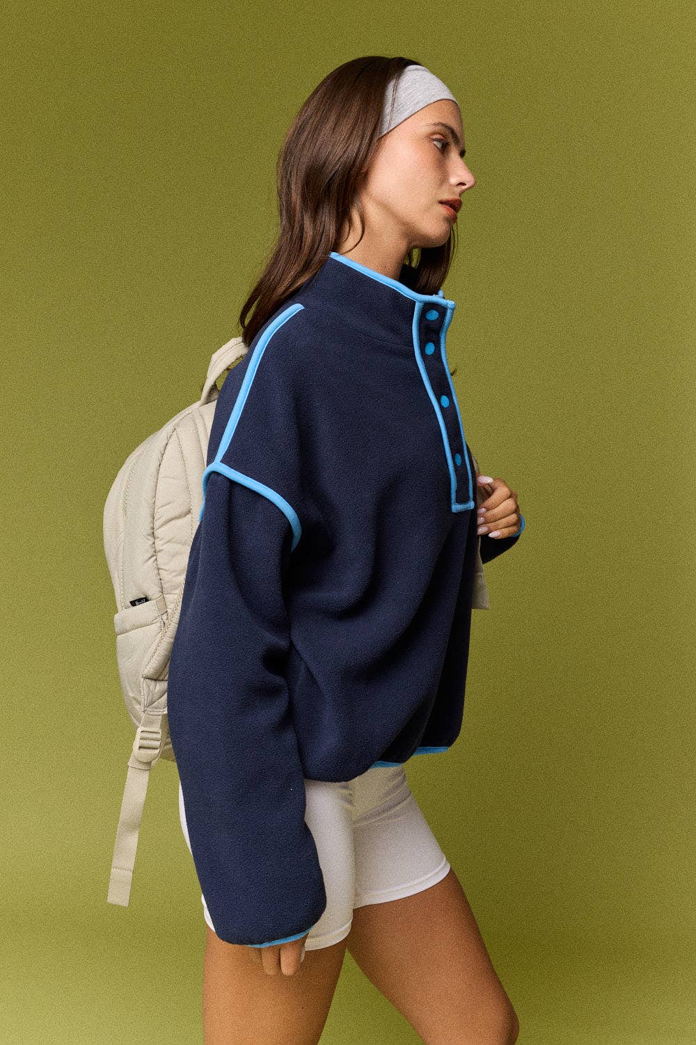Brooke Varsity Fleece Pullover