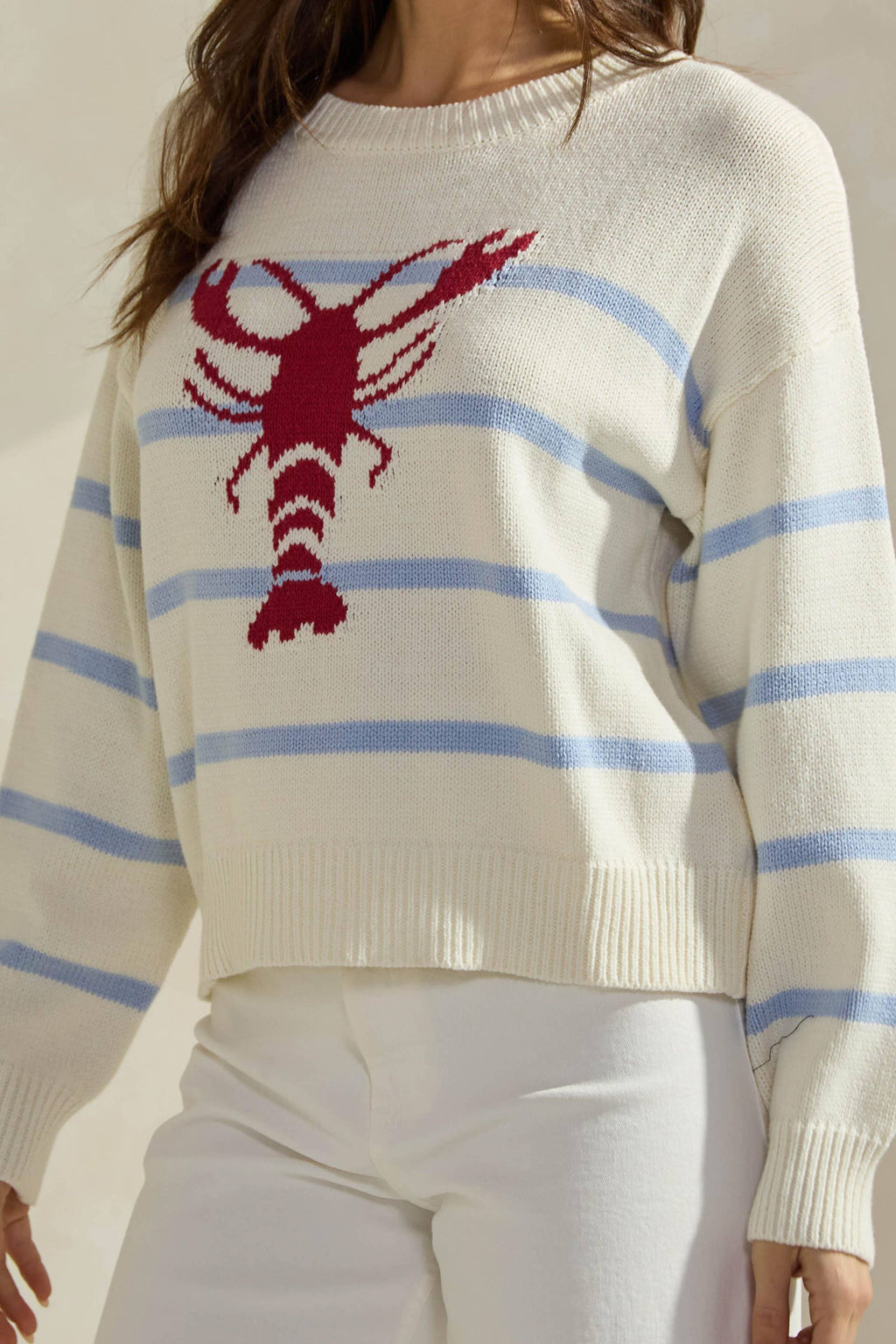 Coastal Catch Lobster Sweater