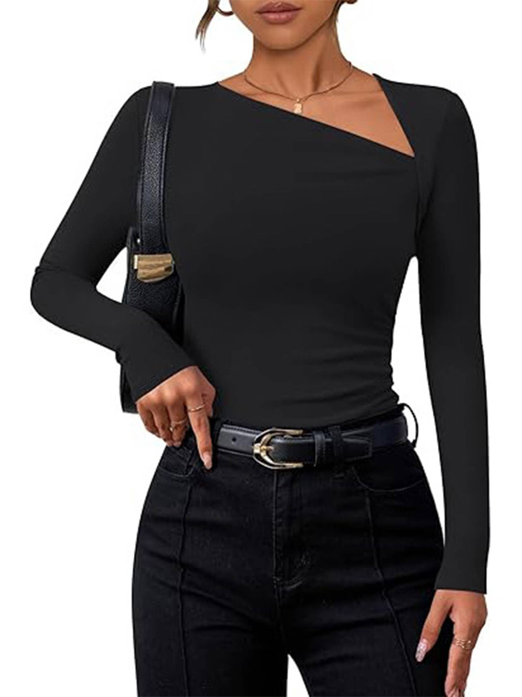 Riley Slanted Neck Top