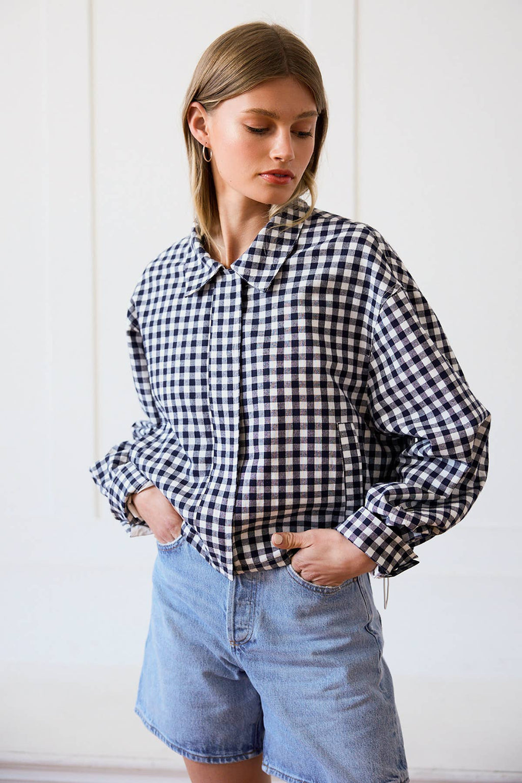 Hampton Gingham Zip Jacket