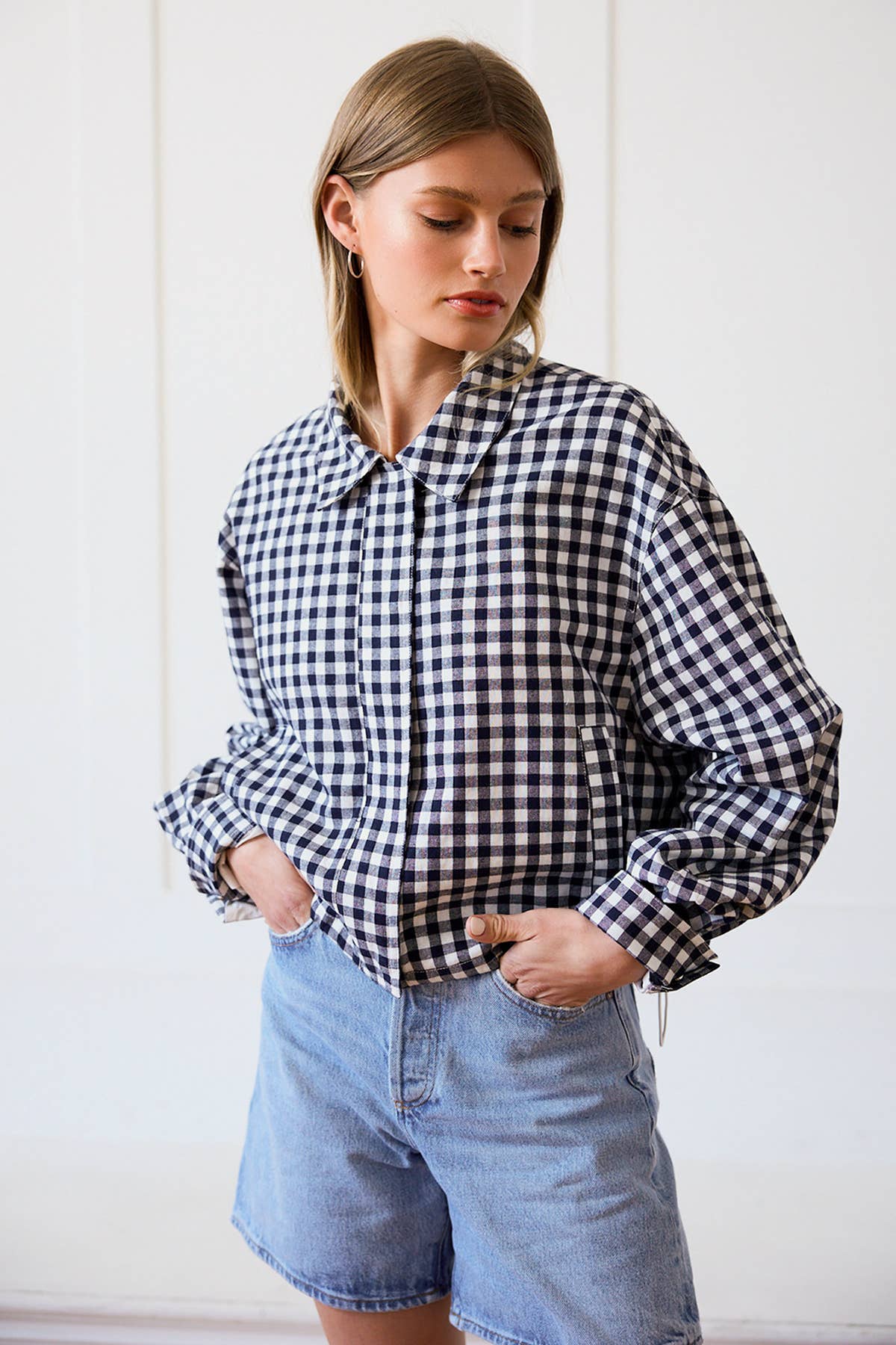 Hampton Gingham Zip Jacket