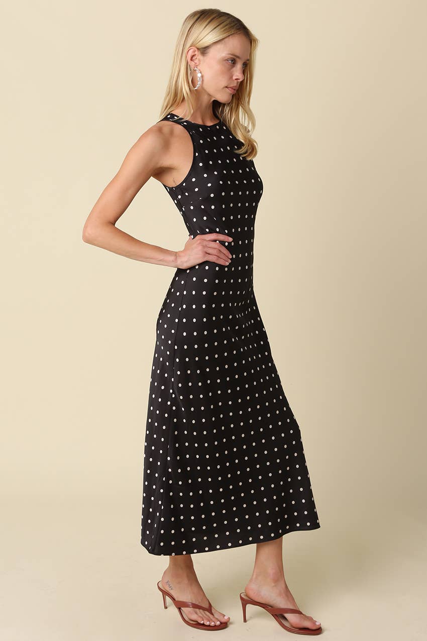 Quinn Polka Dot Midi Dress