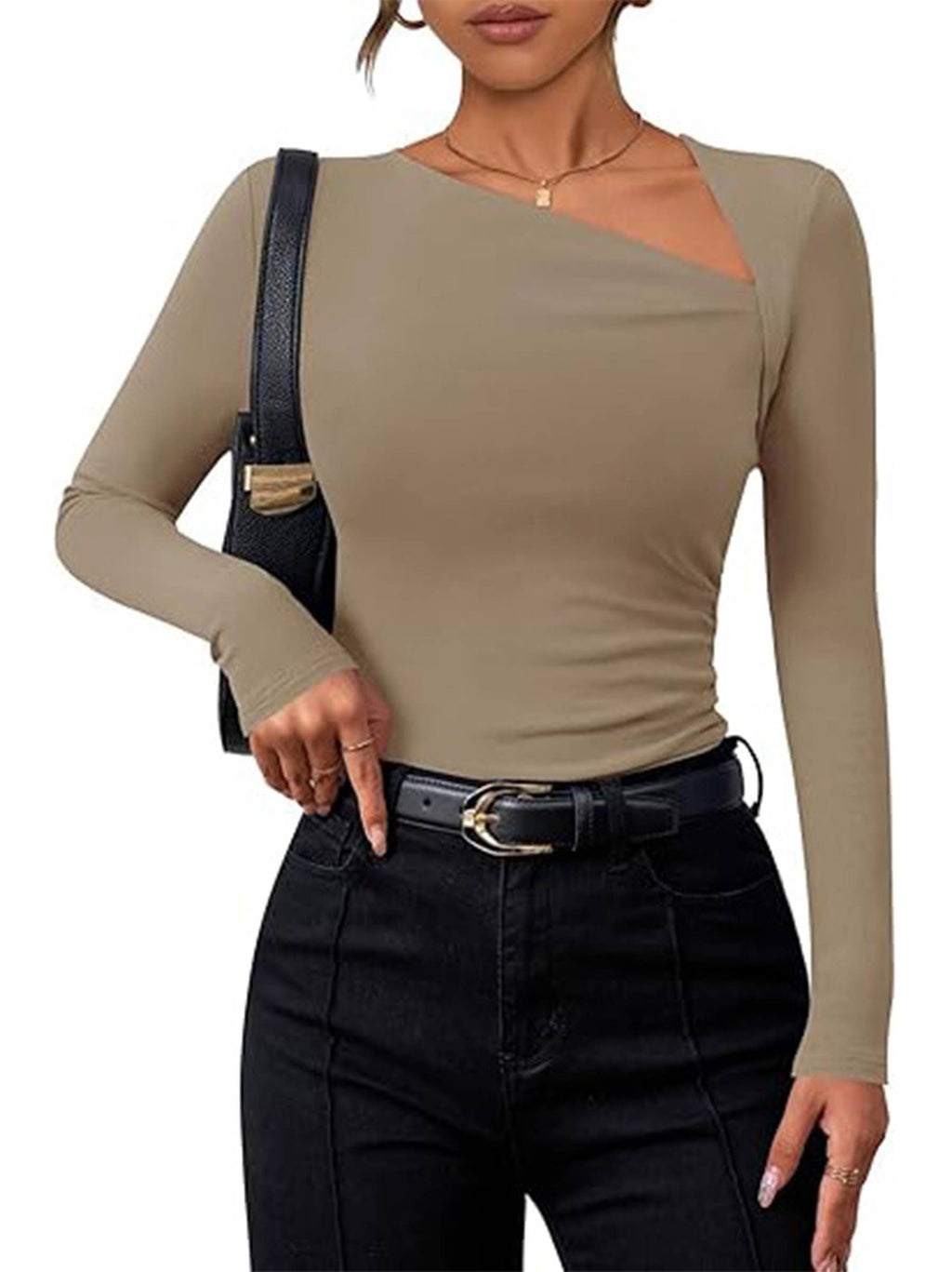 Riley Slanted Neck Top