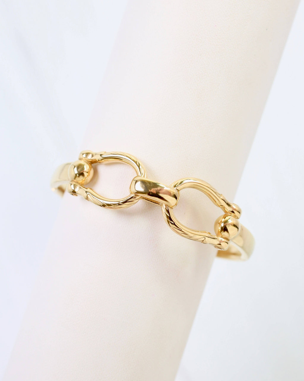 Horsebit Hinged Bracelet