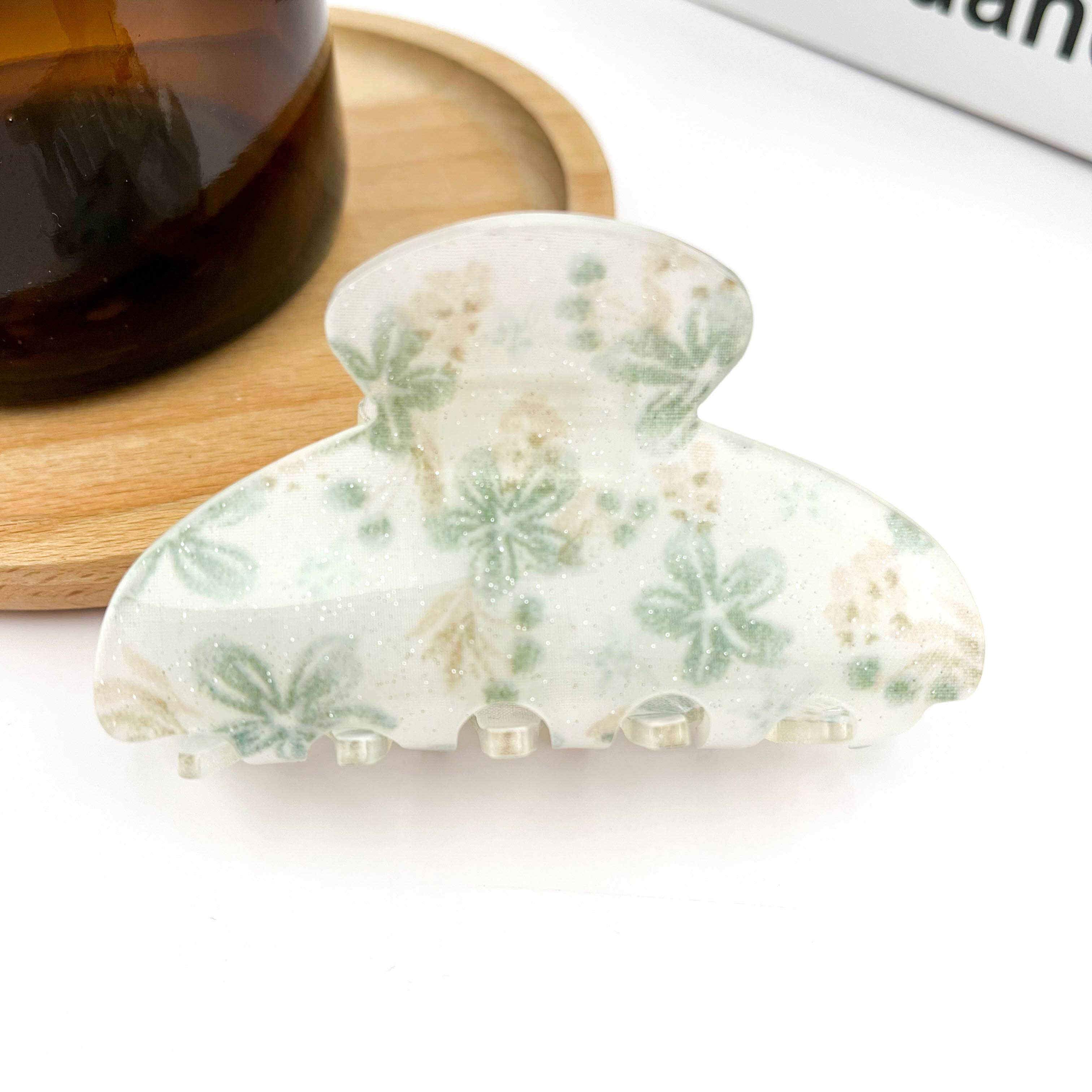 Tropical Bloom Claw Clip