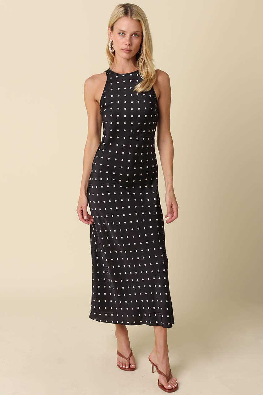 Quinn Polka Dot Midi Dress