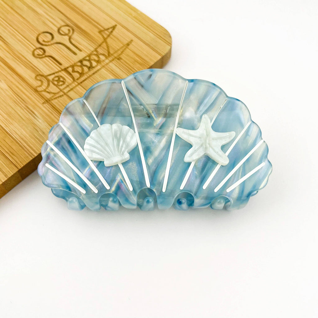 Ocean Shell Claw Clip