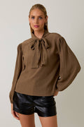 Lillian Bow Tie Blouse