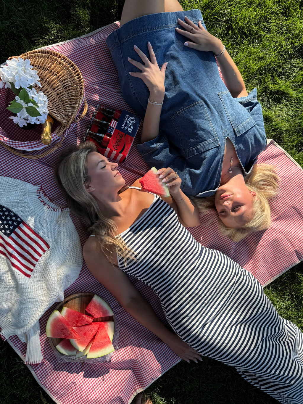 Navy Stripe Maxi Dress