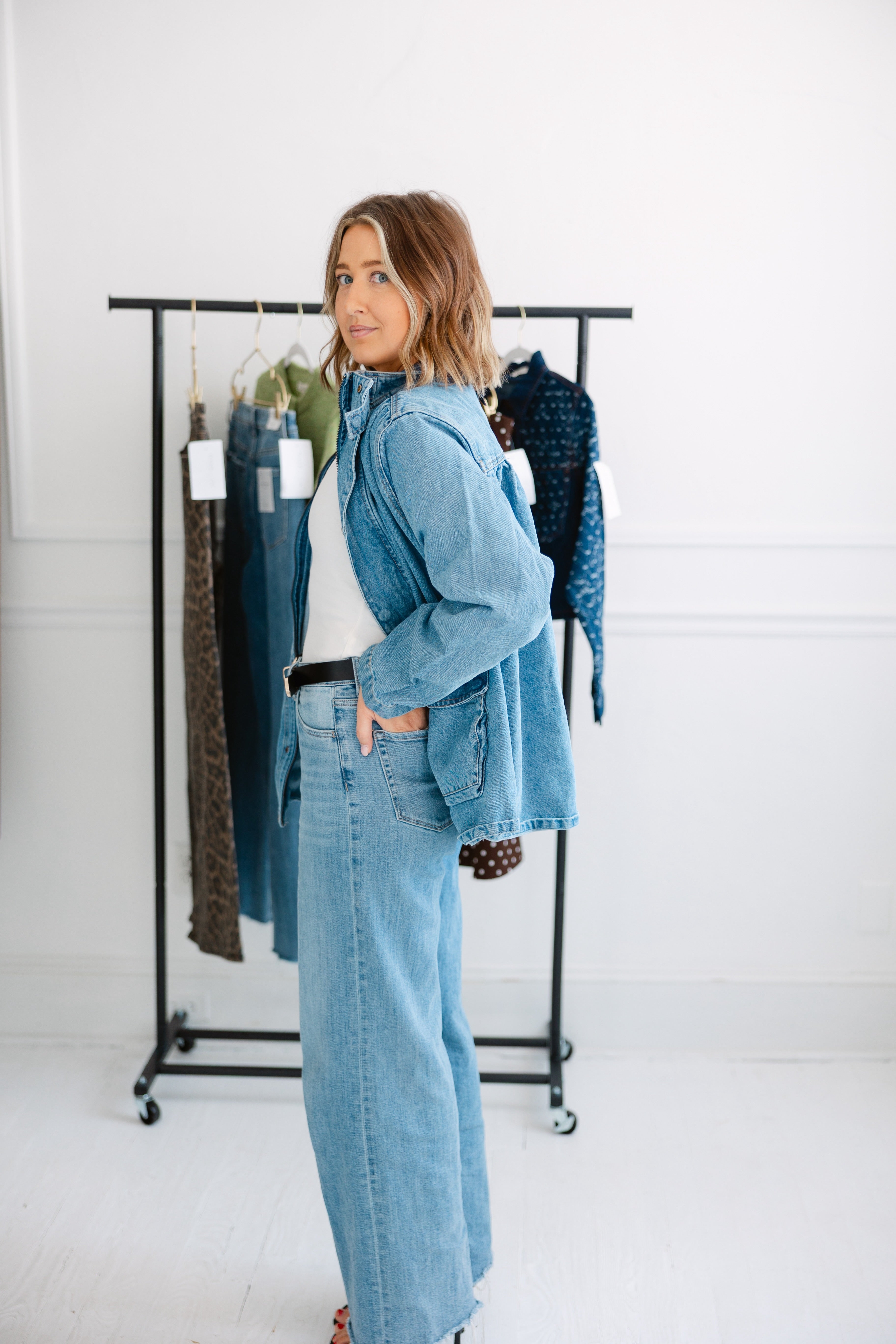 Raw Hem High Rise Jeans - Best Seller
