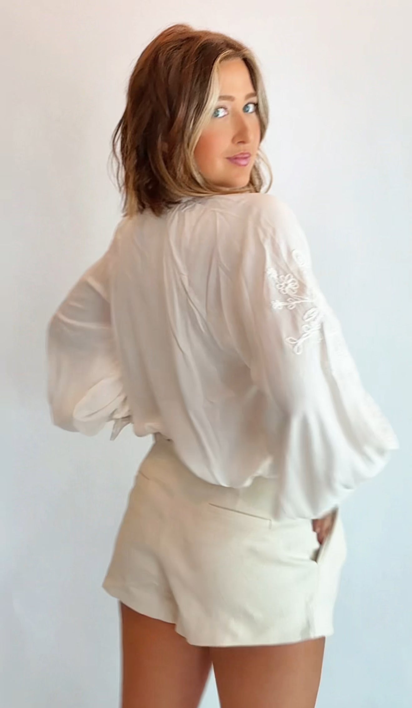 Boho Embroidered Blouse