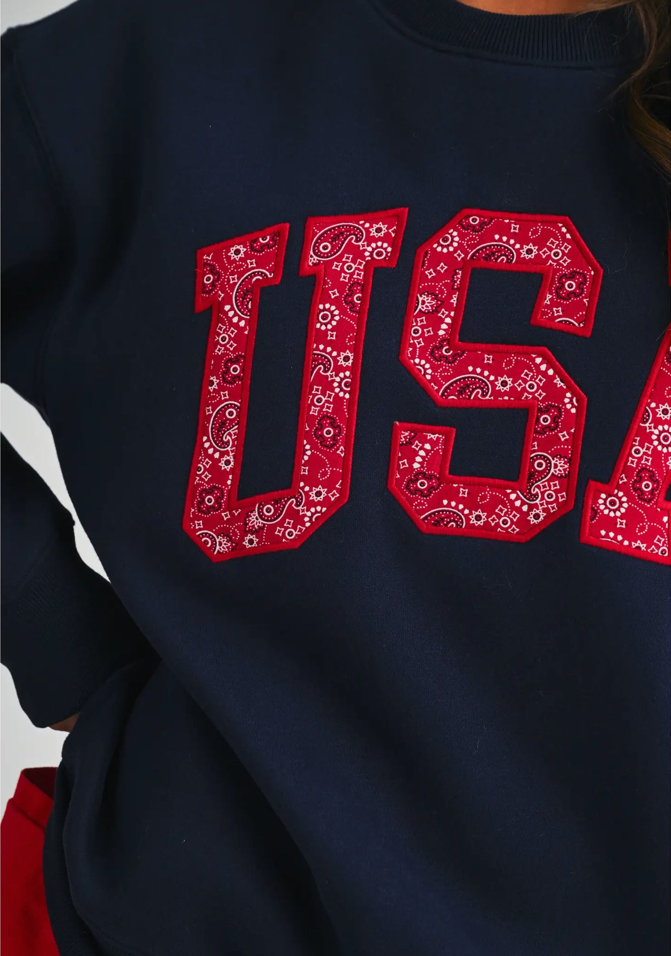 USA Embroidered Sweatshirt