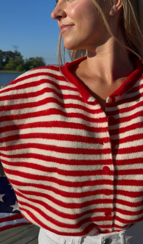 All-American Knit Cardigan