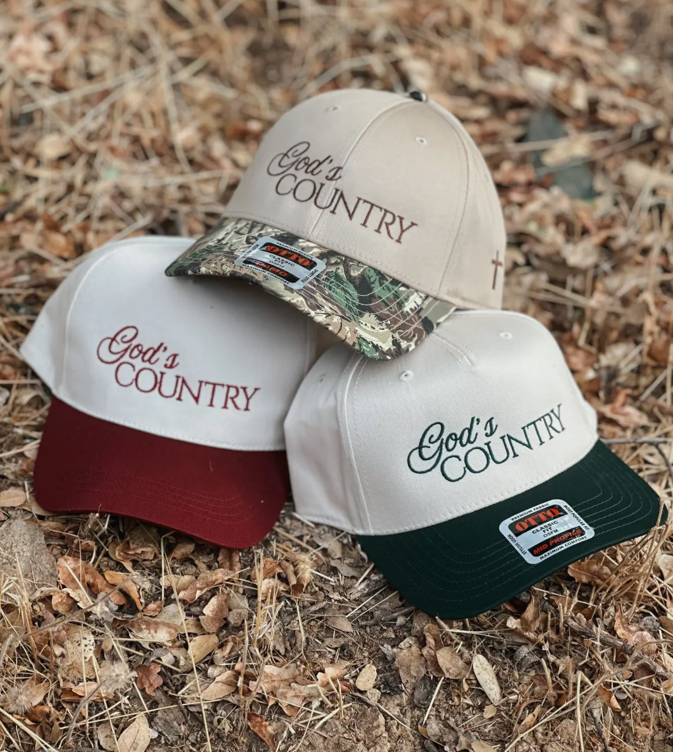 Gods Country Embroidered Hat