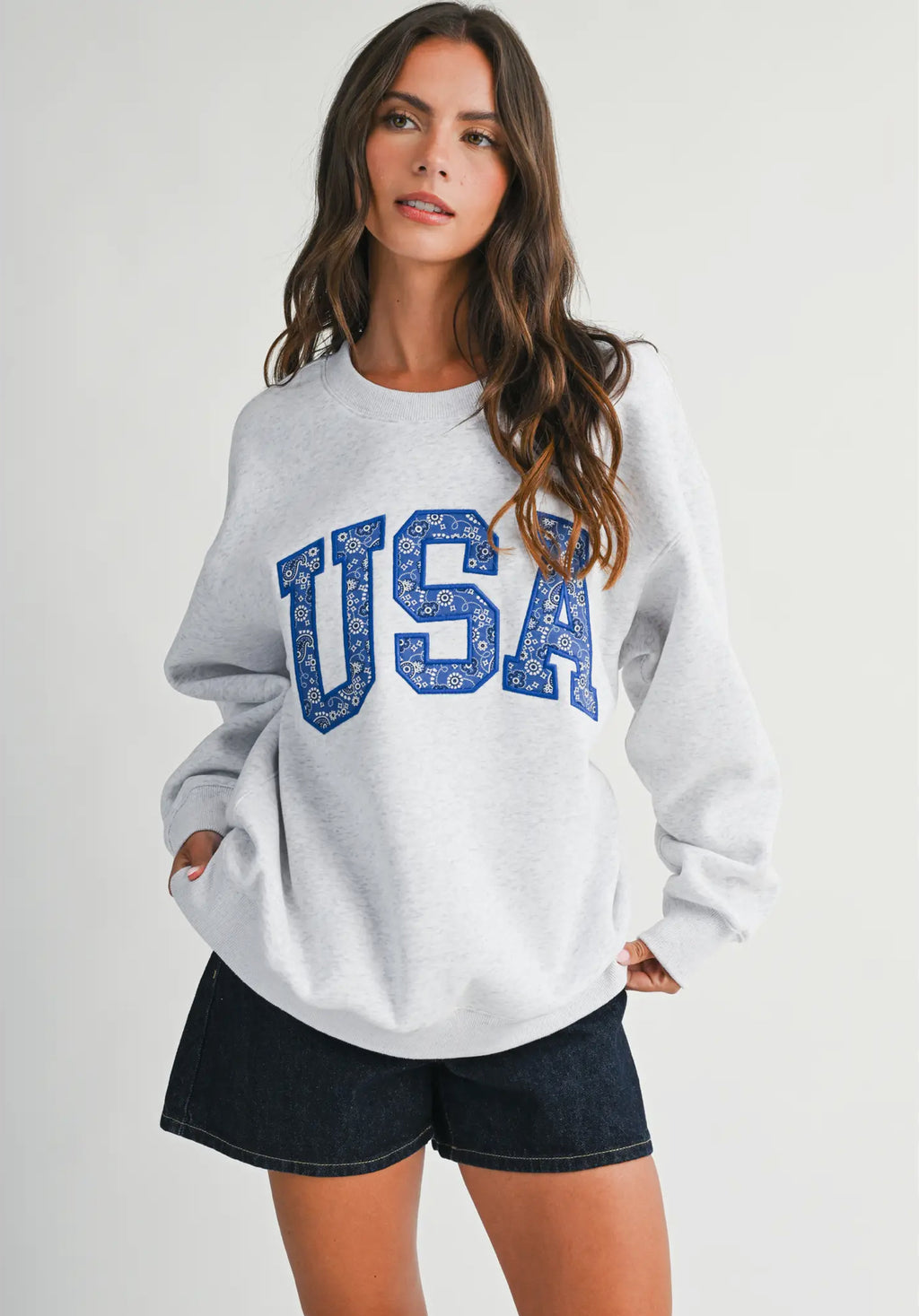 USA Embroidered Sweatshirt