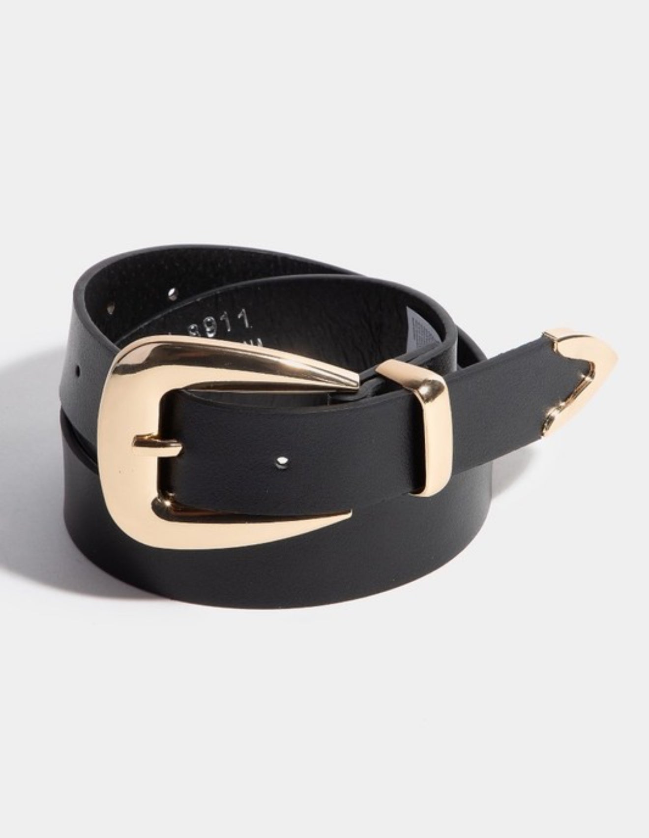 Gold Buckle Statement Belt