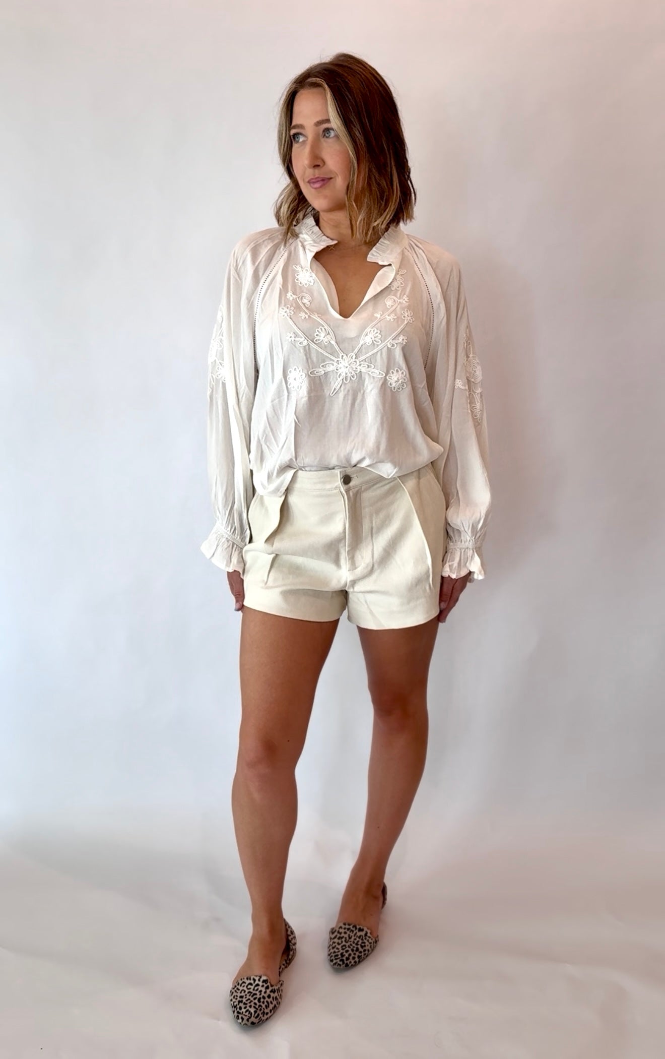 Boho Embroidered Blouse